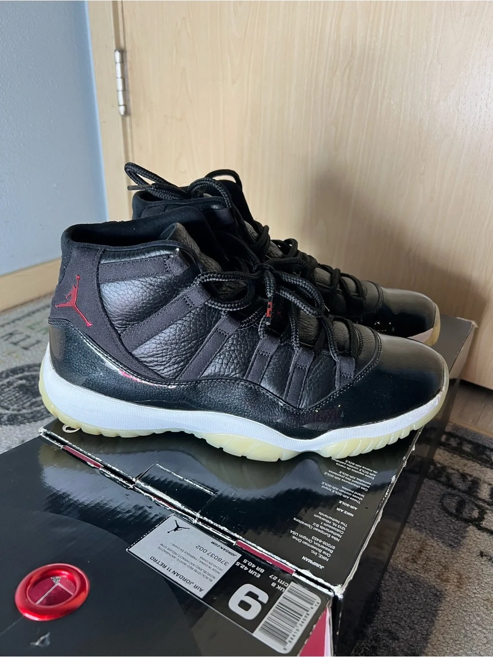 Jordan Retro 11 High Black with Gum Sole